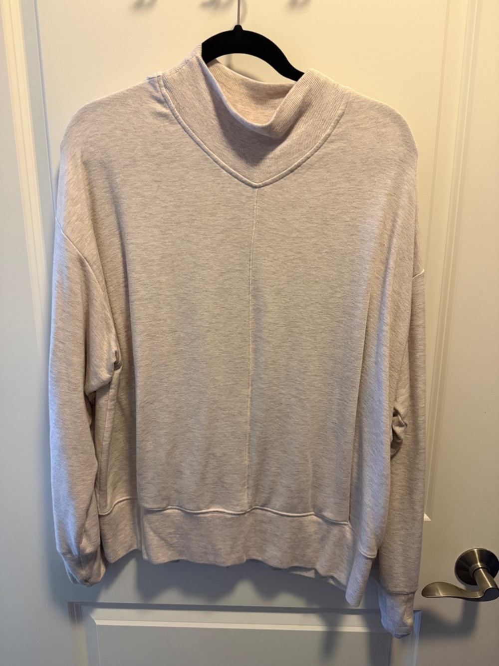 Athleta Men's Beige Turtleneck Sweater